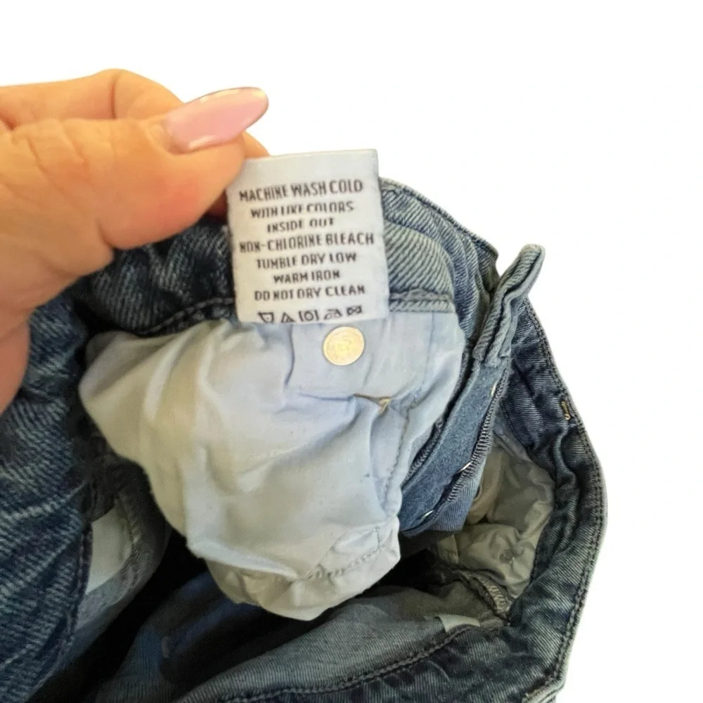 Rails The Topanga High Rise Straight Button Fly Denim Blue Jean SZ 32 - Picture 14 of 15